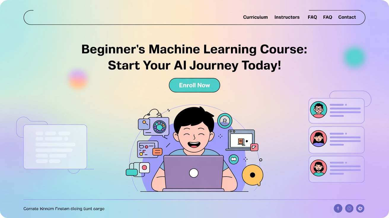 Beginner's Machine Learning Course Start Your AI Journey Today!