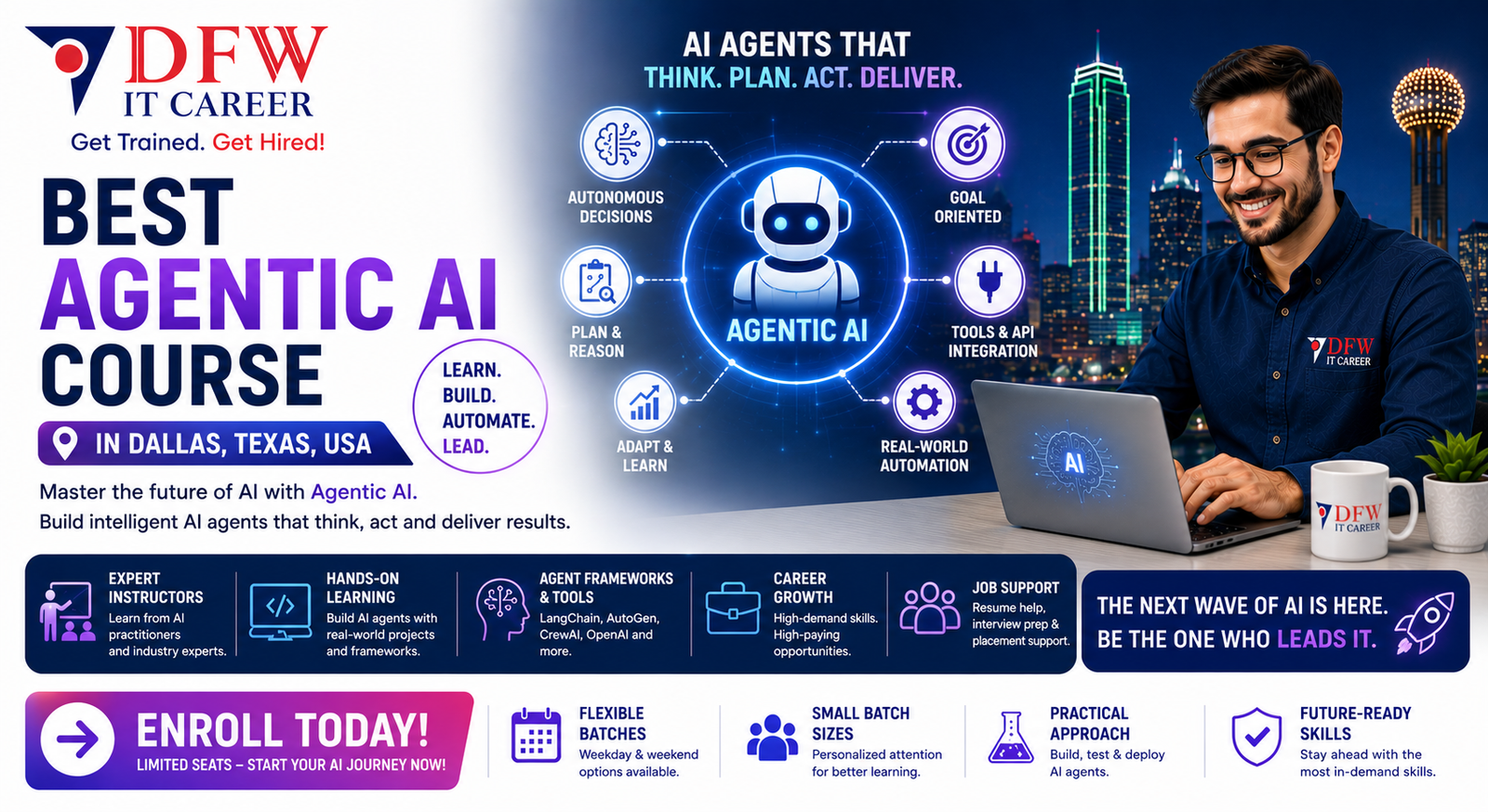 Best Agentic AI Course in Dallas, TX | Autonomous AI Agent Training